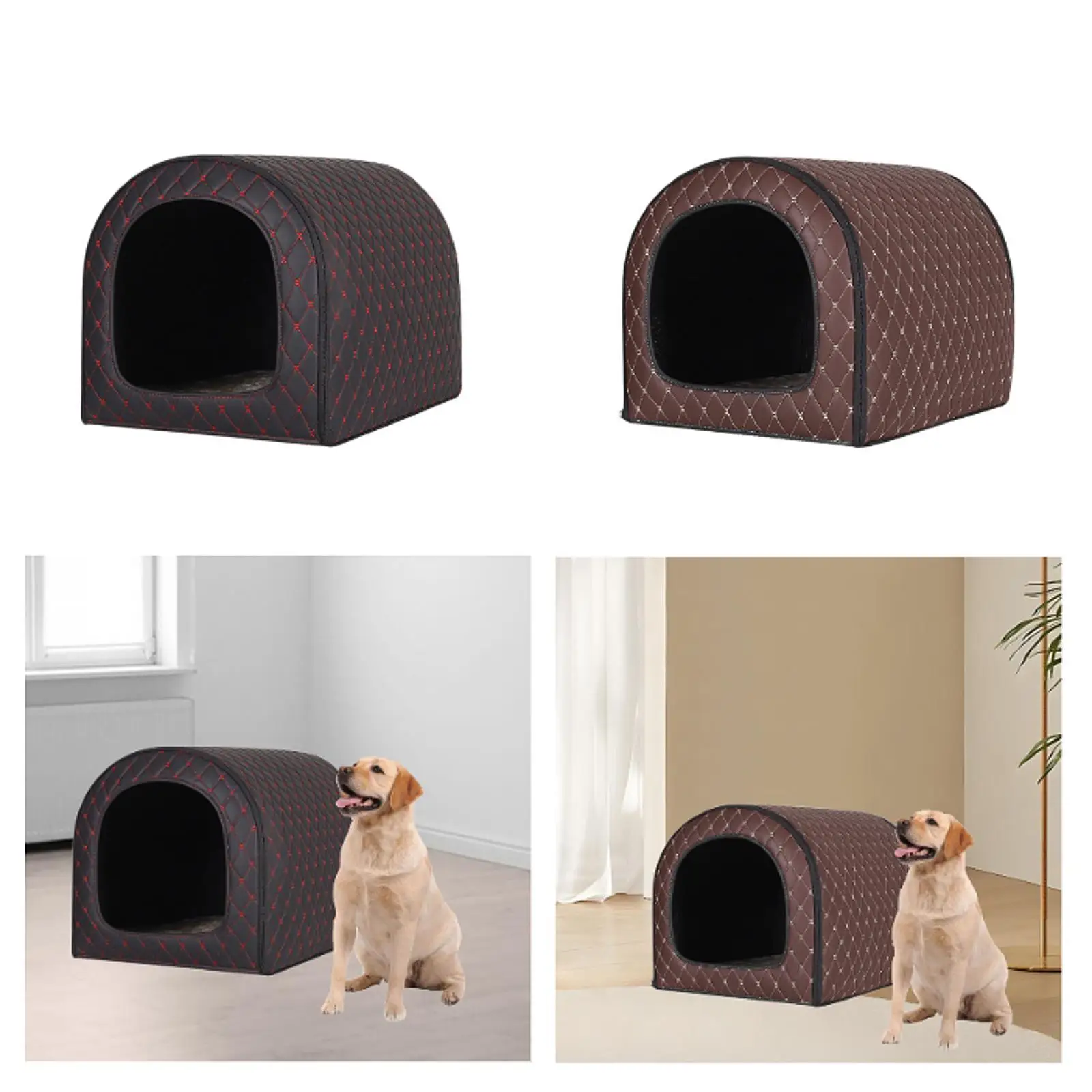 Dog Winter House Water Resistant Cat Nest for Indoor Outdoor Home Use Kitten