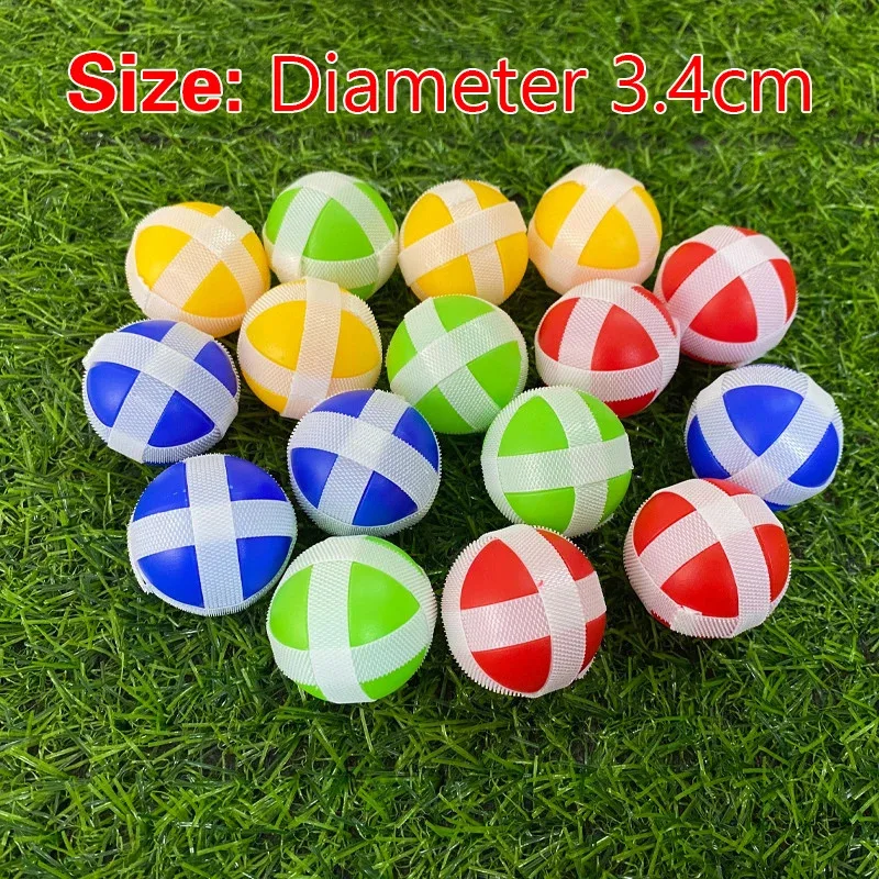 Diana para niños, bolas adhesivas, juguetes para lanzar, accesorios de dardos reutilizables seguros, 3.4 bolas adhesivas