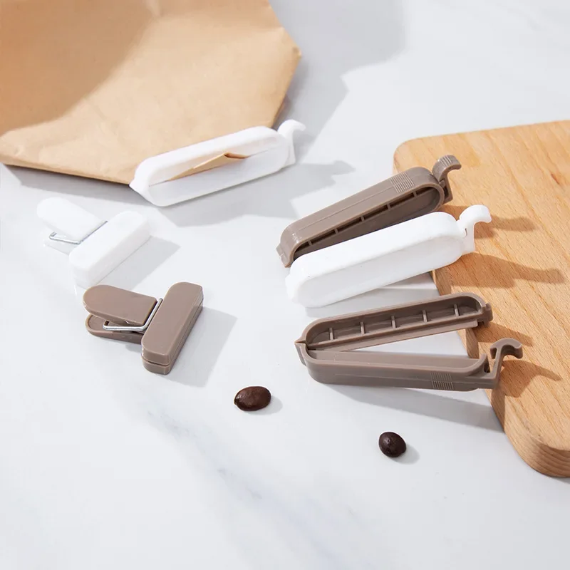 8 unids/set Clip de sellado de cocina portátil almacenamiento de aperitivos de alimentos Clip de sellado bolsa de aperitivos Clip de conservación de alimentos accesorios de cocina - imagen 2