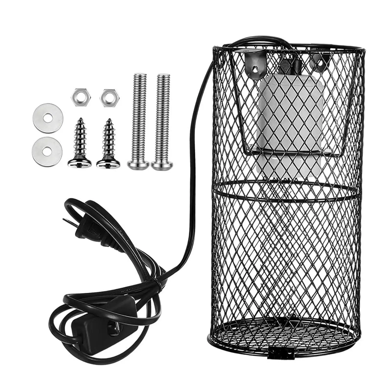 Parrot Cage Heating Lamp Cage Reptile Protection Lampshade Heat Lamp