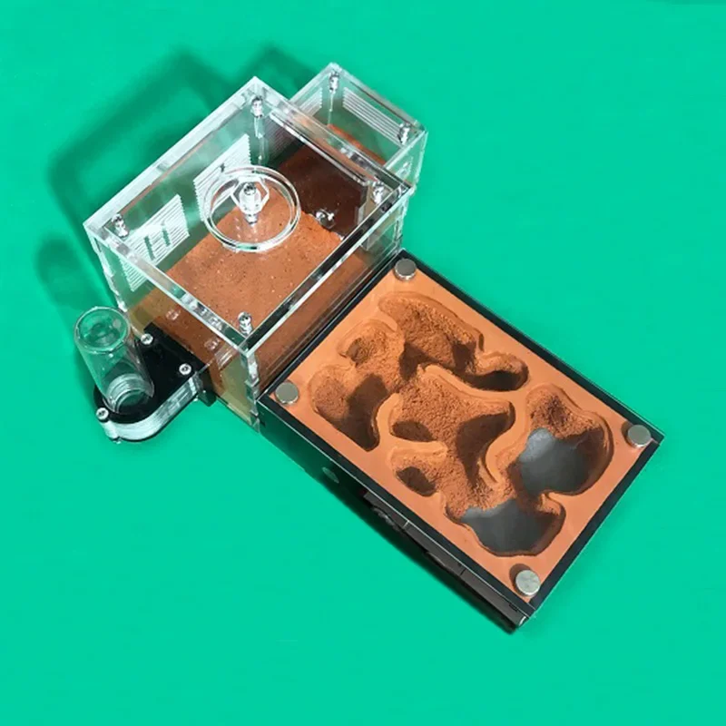 Granja de hormigas de expansión ilimitada con torre de agua externa, nido de hormigas de suelo amarillo, casa de hormigas hidratante, Castillo de taller de antill para mascotas - imagen 3