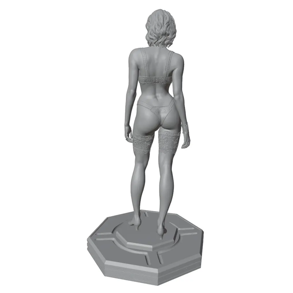 Kit de miniatura de resina escala 1/24 – Figura para montar y pintar - imagen 2