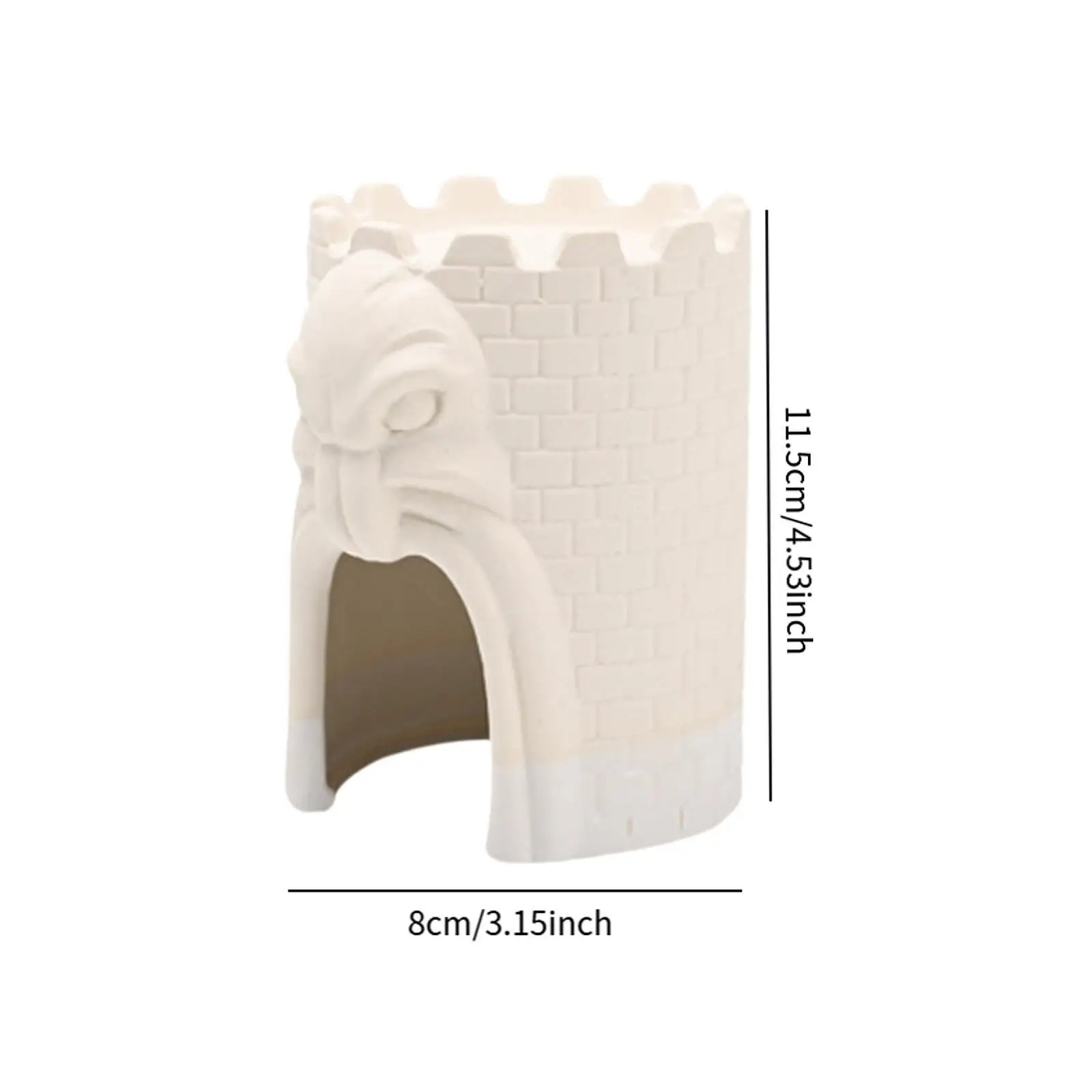 Reptile Hideout Cave Ornament Portable Easy Maintenance Decorative Landscaped Sturdy Simulation Reptile Shelter Reptiles Habitat