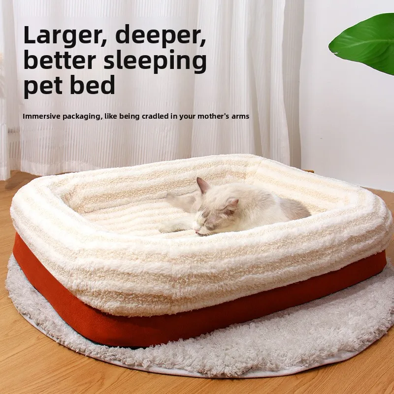 Cama extra grande lavable para perros y gatos – cómoda y cálida - imagen 2