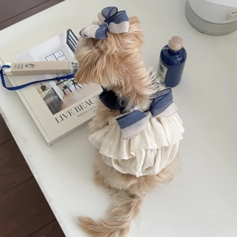 Vestido de Primavera para perros pequeños – Falda floral ligera - imagen 2