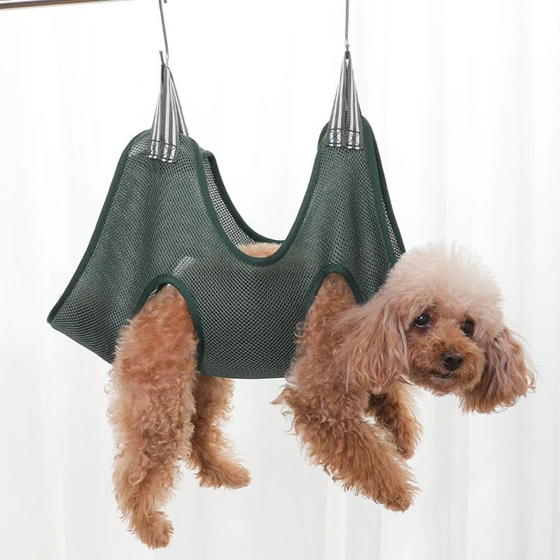 Hamaca de aseo para gatos, bolsa fija antiarañazos para cortar uñas de mascotas, bolsa de sujeción para recorte de baño de gatitos, conjunto de suministros de belleza para mascotas - imagen 2
