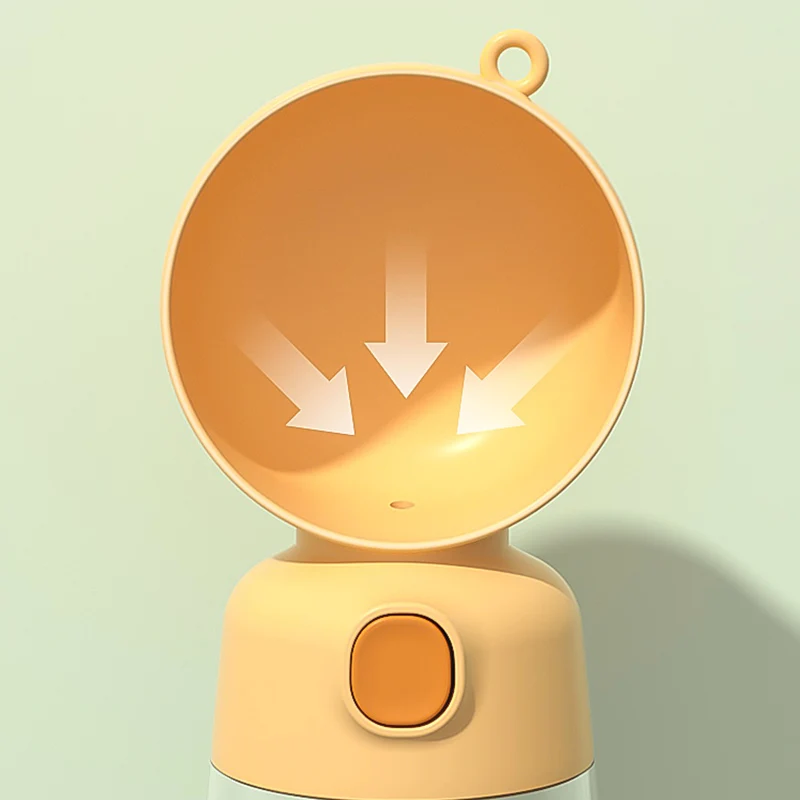 HOOPET-botella portátil de agua y comida para perros y gatos, alimentador de mascotas para viajes al aire libre, botellas para beber para perros pequeños y grandes, suministros para mascotas - imagen 4