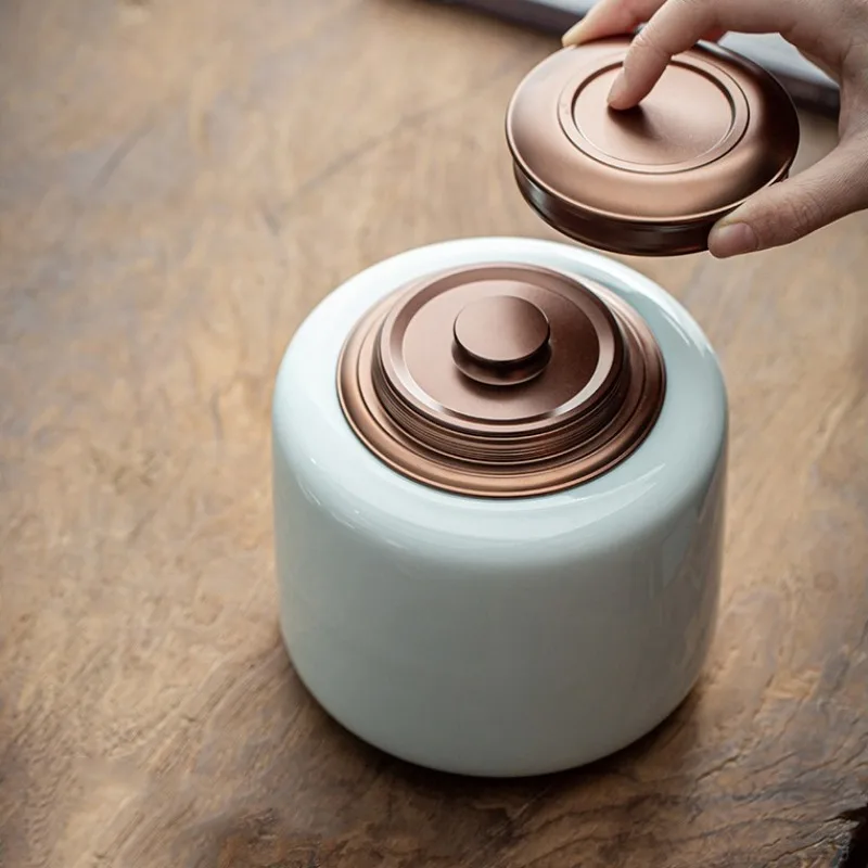 Urna de cerámica grande para mascotas, recuerdo de cremación de cenizas personalizado, ataúd funerario, almacenamiento de cenizas, suministros funerarios - imagen 5