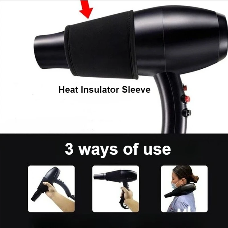 Secador de pelo para mascotas con cuello, secador eléctrico profesional para perros y cachorros, secador de pelo portátil para gatos, gatitos y perros, accesorio para gatos, producto de baño para mascotas - imagen 2