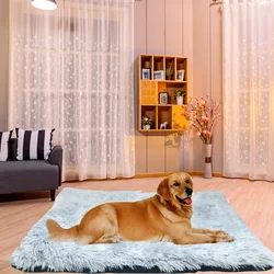 Cama suave lavable para perros y gatos - cojín de peluche cálido