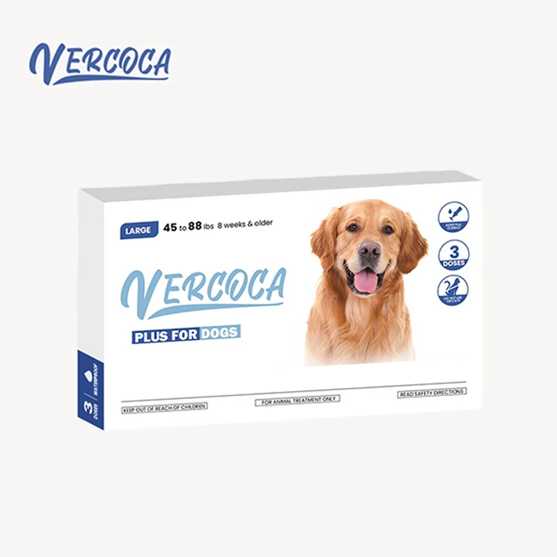 Gotas de pulgas para aliviar la picazón al aire libre, repelente de mosquitos, ácaros y pulgas, 1 caja de 3 tubos, económico, perros de gran tamaño - imagen 4