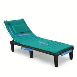 Cojín plegable para silla de playa gatos y perros jardín piscina