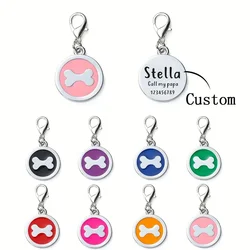 Placa de identificación para perro – Etiqueta colgante metálica