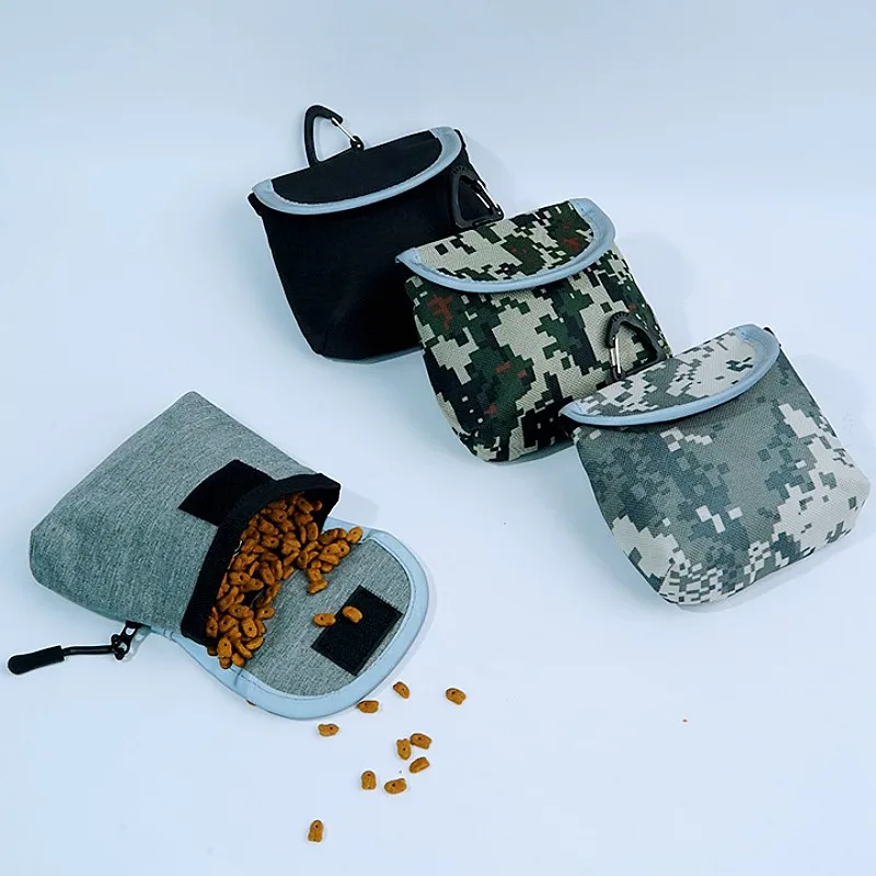 Dispensador de bolsas para excrementos de perros, soporte portátil para bolsas de excrementos de perros, bolsas de aperitivos para entrenamiento de perros, bolsas de almacenamiento colgantes para caminar - imagen 2