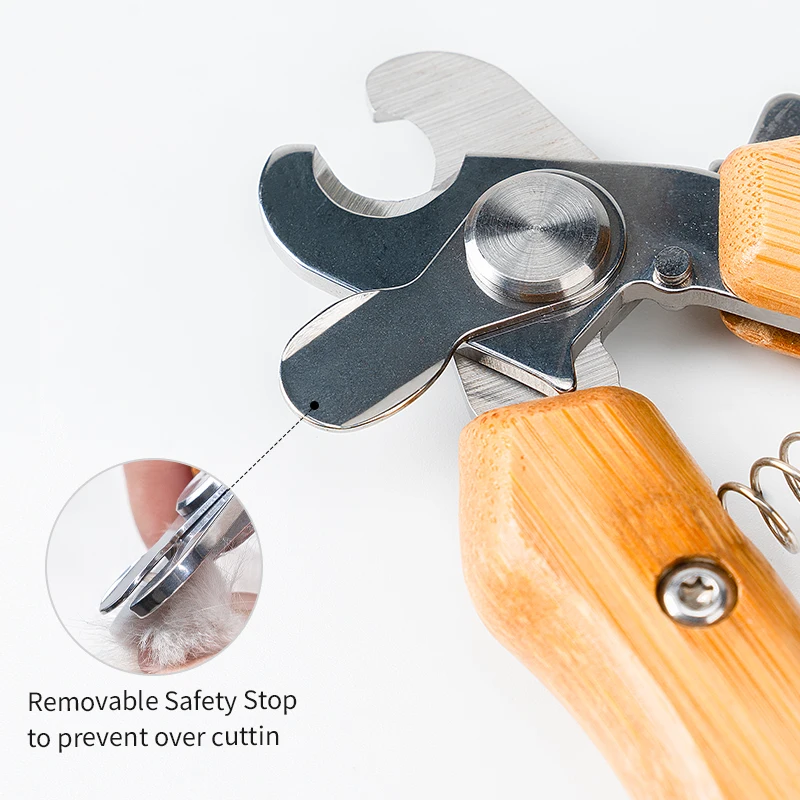 Truelove-cortadora de uñas profesional de acero inoxidable para perros y gatos, tijeras para garras respetuosas con el hogar para principiantes, cuidado de mascotas TLK26131 - imagen 3