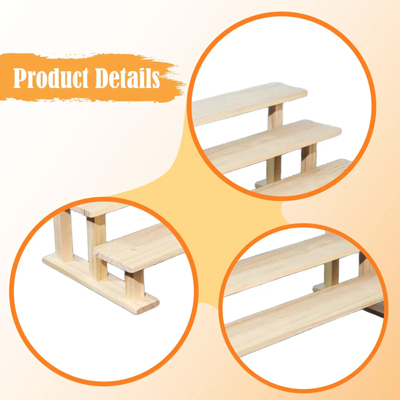 Figure Display Stand Organization Multipurpose Cupcake Stand Holder Wood Display Riser Perfume Organizer for Mini Figurines Home Figure Display Stand Organization Multipurpose Cupcake Stand Holder Wood Display Riser Perfume Organizer for Mini Figurines Home