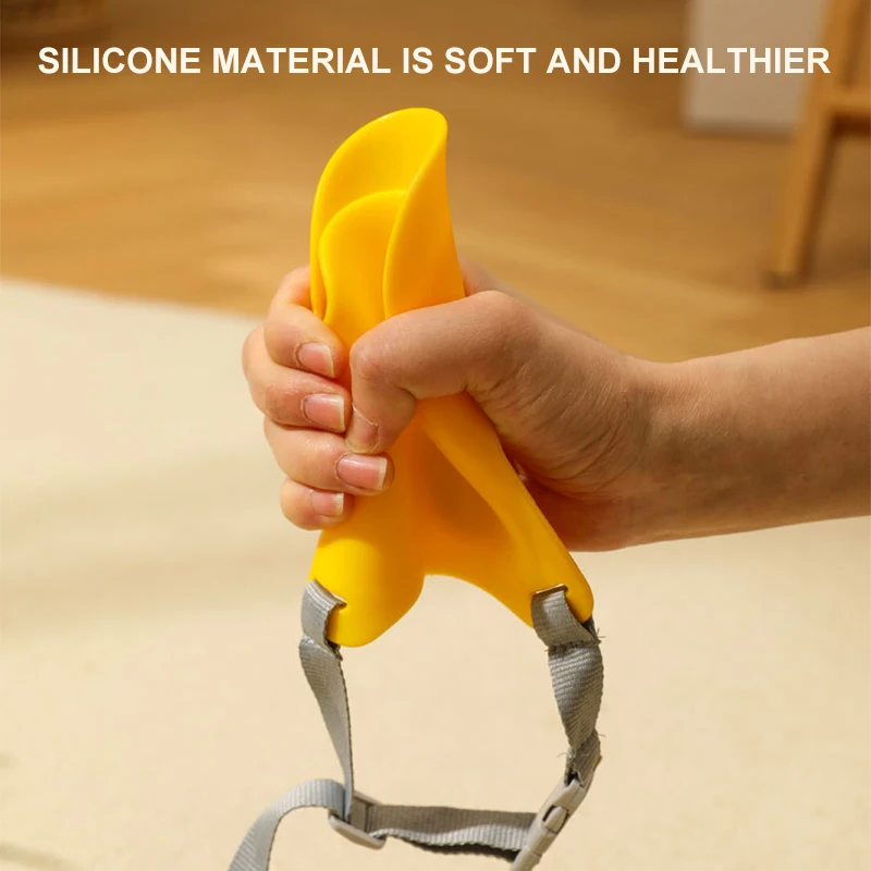 Bozal de pato de silicona para perro, máscara antimordedura para dejar de ladrar, accesorios para mascotas, cubierta de boquilla ajustable segura - imagen 2