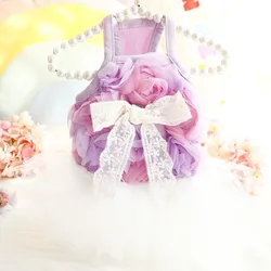 Vestido princesa de tul transpirable y cómodo para perro pequeño