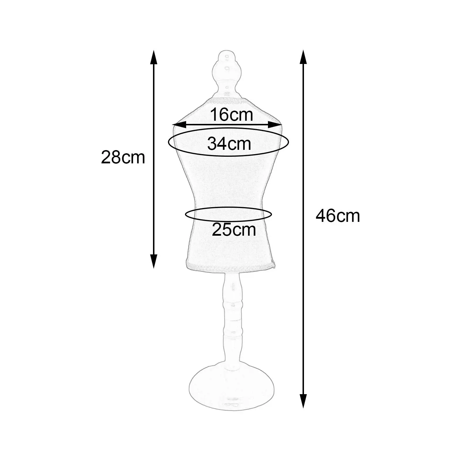 Dog Dress Form Mannequin Dog Clothes Display Stand Wooden Pet Dress Display Mini