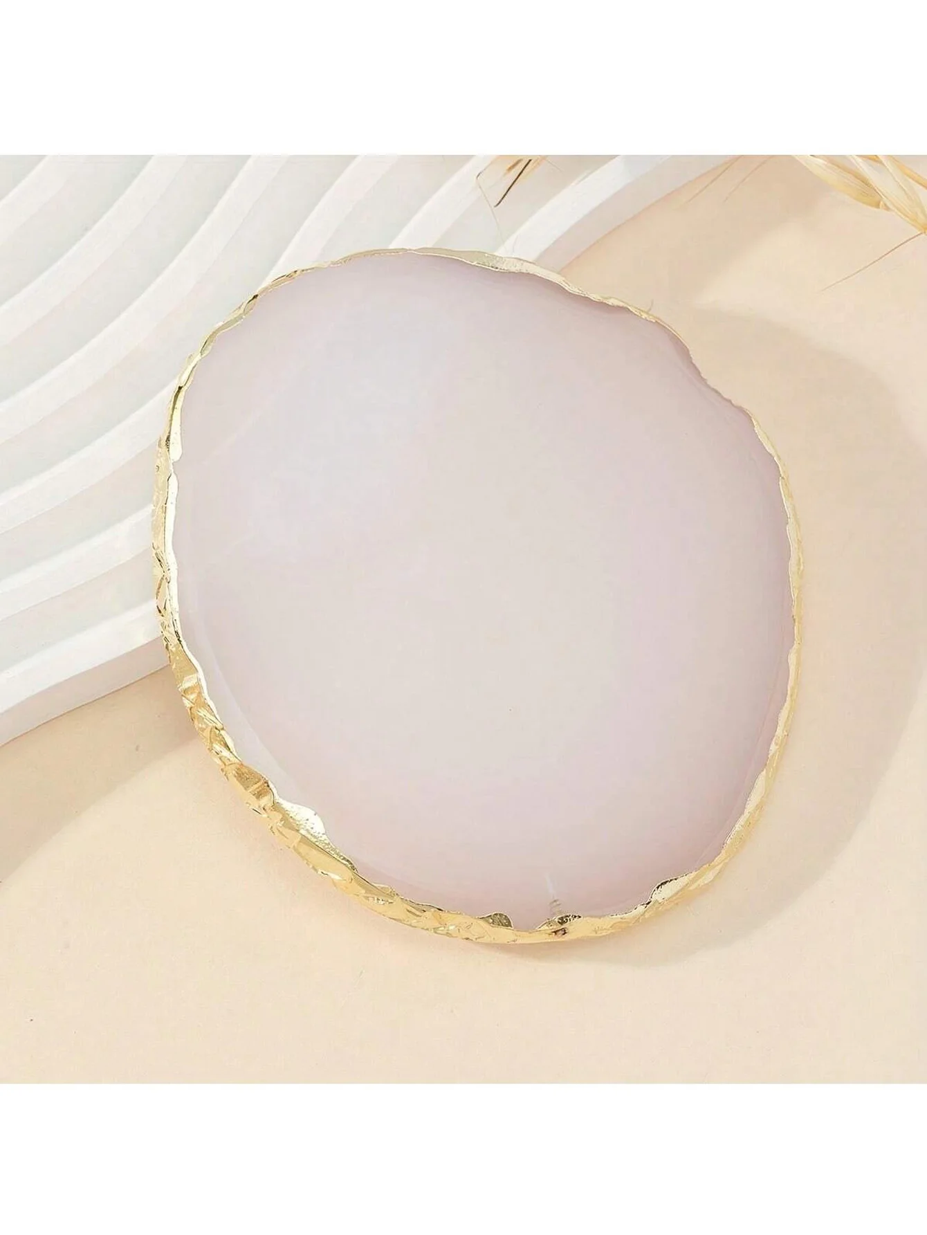 Paleta de colores con borde dorado para uñas – Tablero de selección de color