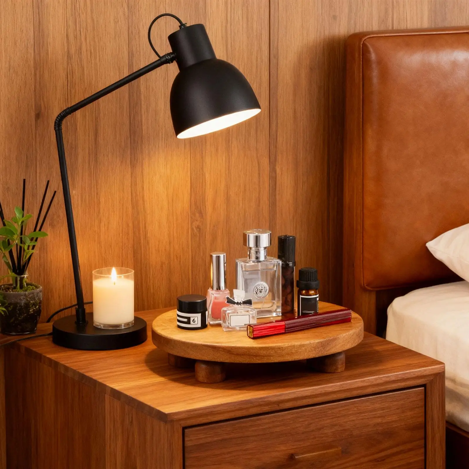 Soporte de madera para plantas, estante creativo para plantas, soporte para maceta, estante para macetas para oficina, planta en maceta, esquina exterior - imagen 3