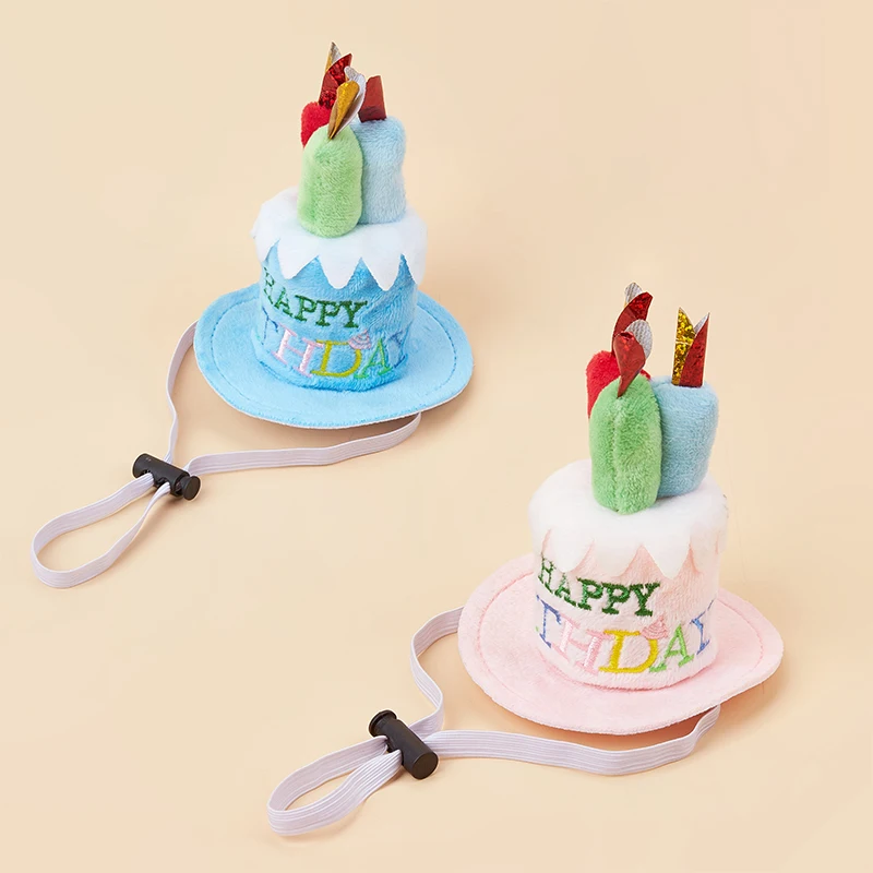 Booteely-Sombrero para perro para fiesta de cumpleaños, gorros ajustables para perros, disfraces para perros y gatos, sombrero de vestir para el cuidado de cachorros, suministros para mascotas - imagen 3