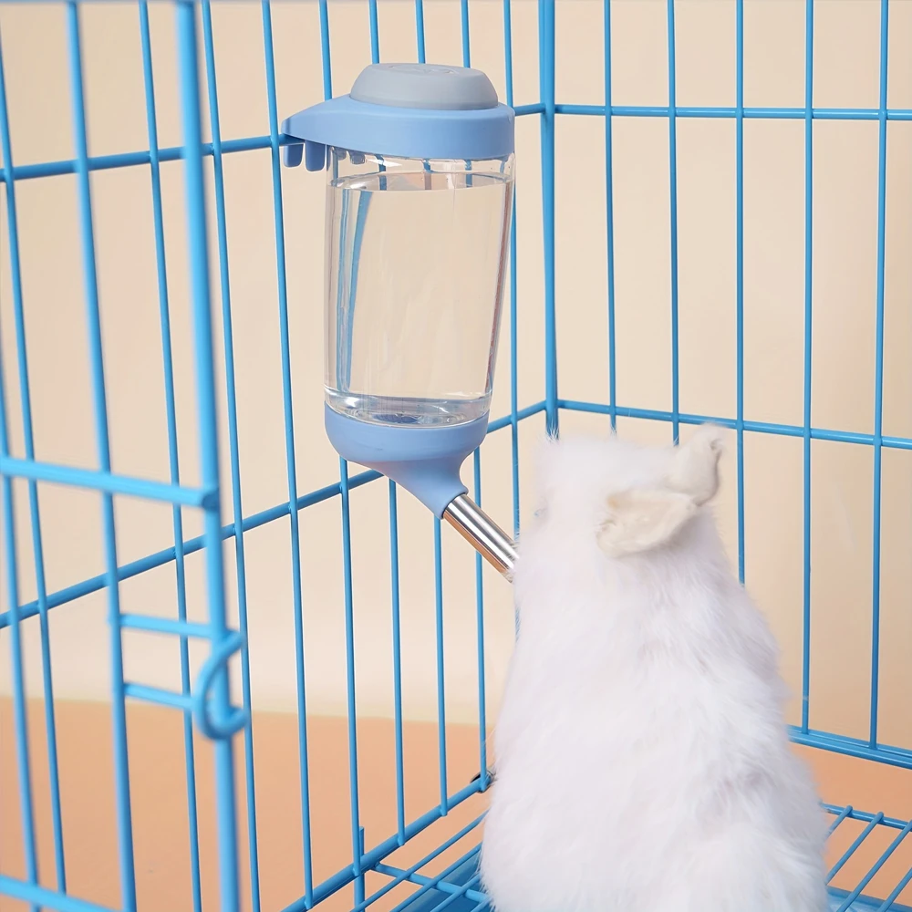 Botella de agua colgante de 350/500ML, bebedero para mascotas a prueba de fugas para animales pequeños, mascotas, hámster, conejo, perro, conejillo de indias, dispensador, 1 ud. - imagen 3