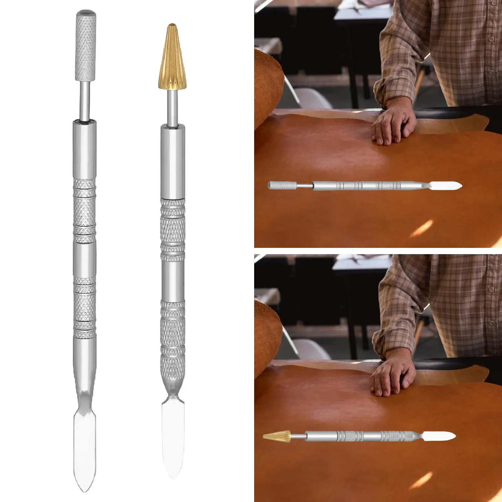 Leather Edge Dye Pen Easy to Clean Edge Treatment Applicator Edge Roller Pen