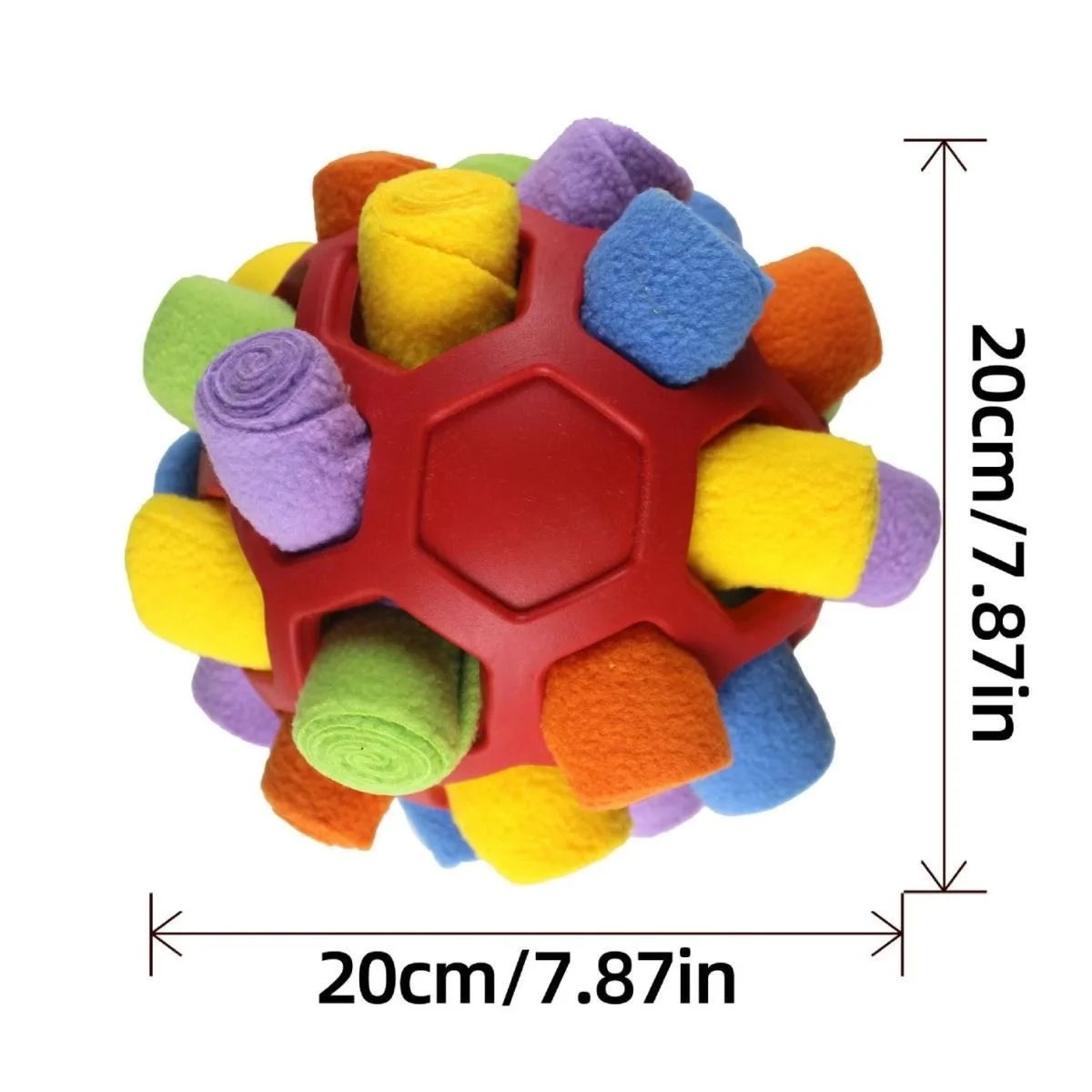 Pelota olfativa para perros – Juguete lento de olfato y limpieza dental - imagen 3