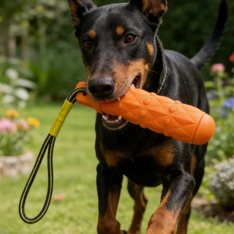 Juguete mordedor de cuerda algodón para perros resistente y divertido