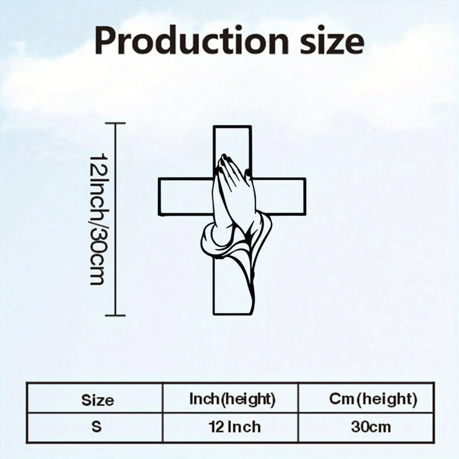 Artistic Iron Cross Wall Hanging Modern Sculpture Object Interior Decoration for Home Office Bedroom Prayer Centerpiece