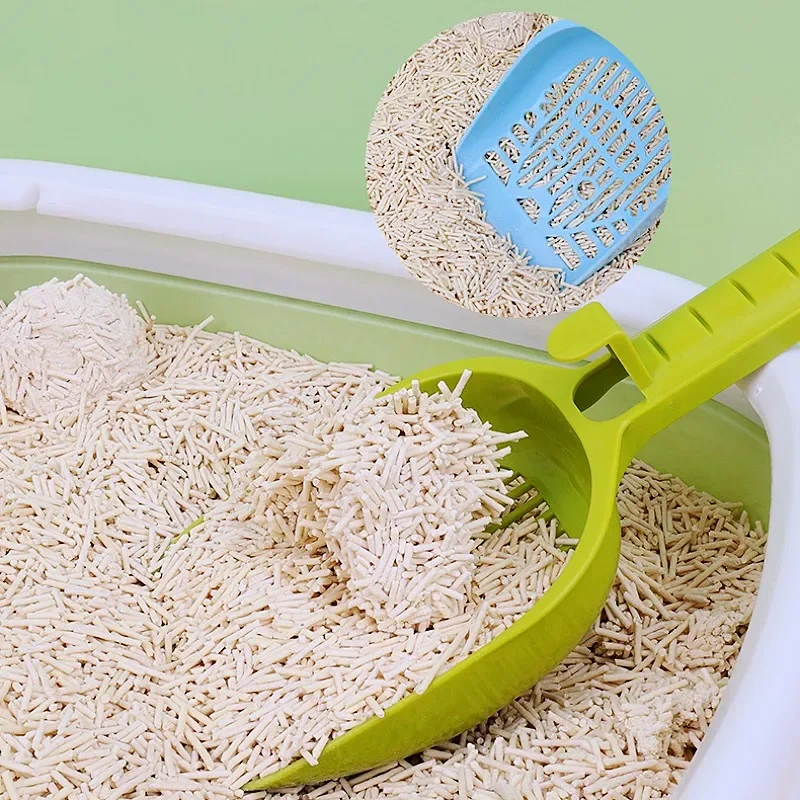 Pala de arena para gatos, pala de arena colgante para gatos, pala de arena hueca grande para gatos, limpieza de inodoro, pala de arena para gatos, suministros para mascotas - imagen 3