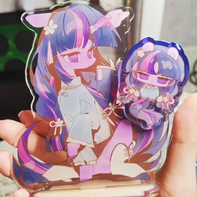 Soporte acrílico My Little Pony Pinkie Pie, 4 Uds., dibujos animados, Pony arcoíris, translúcido, Crepúsculo, brillo, Fandom Millet, juguete para regalo Kawaii - imagen 3