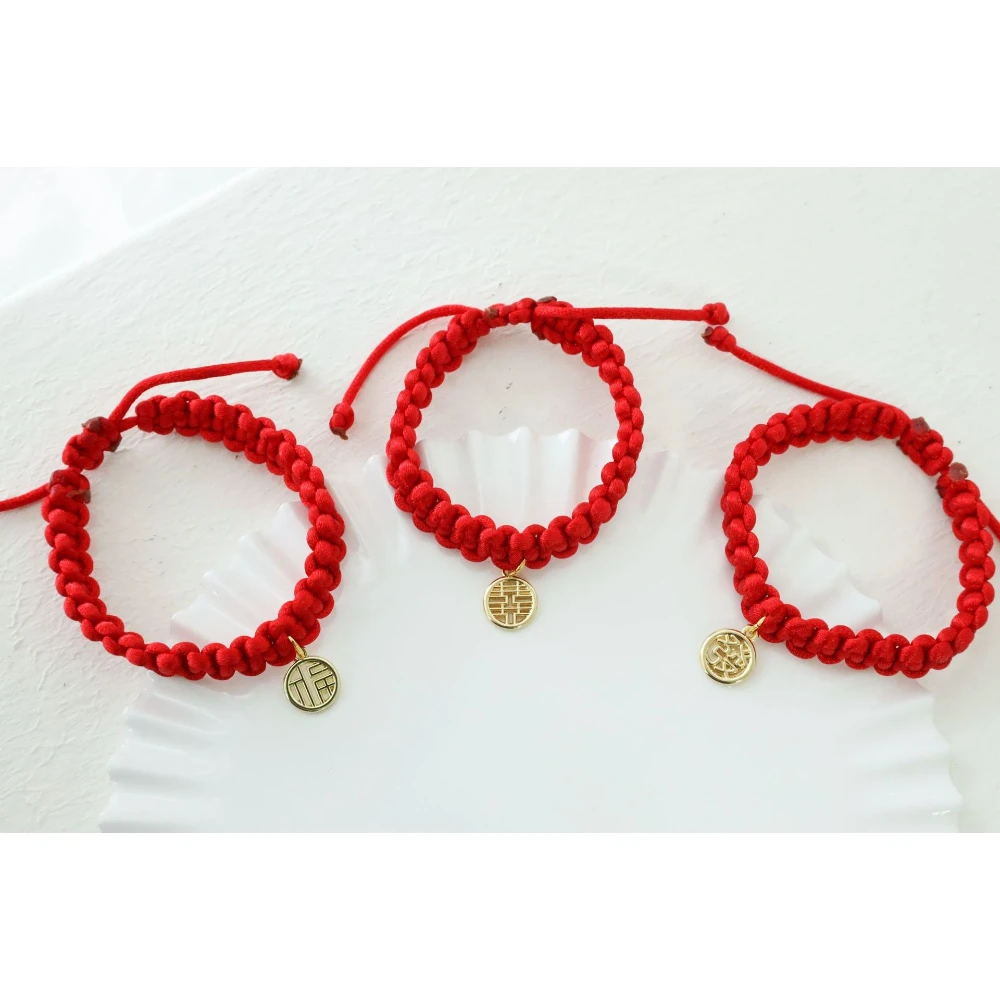 Collar con campana de cuerda tejida roja para perros y gatos - imagen 3