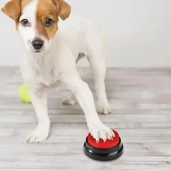 Juguete parlante para perros con boton grabable interactivo