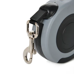 Correa retráctil automática de nailon para perros y gatos