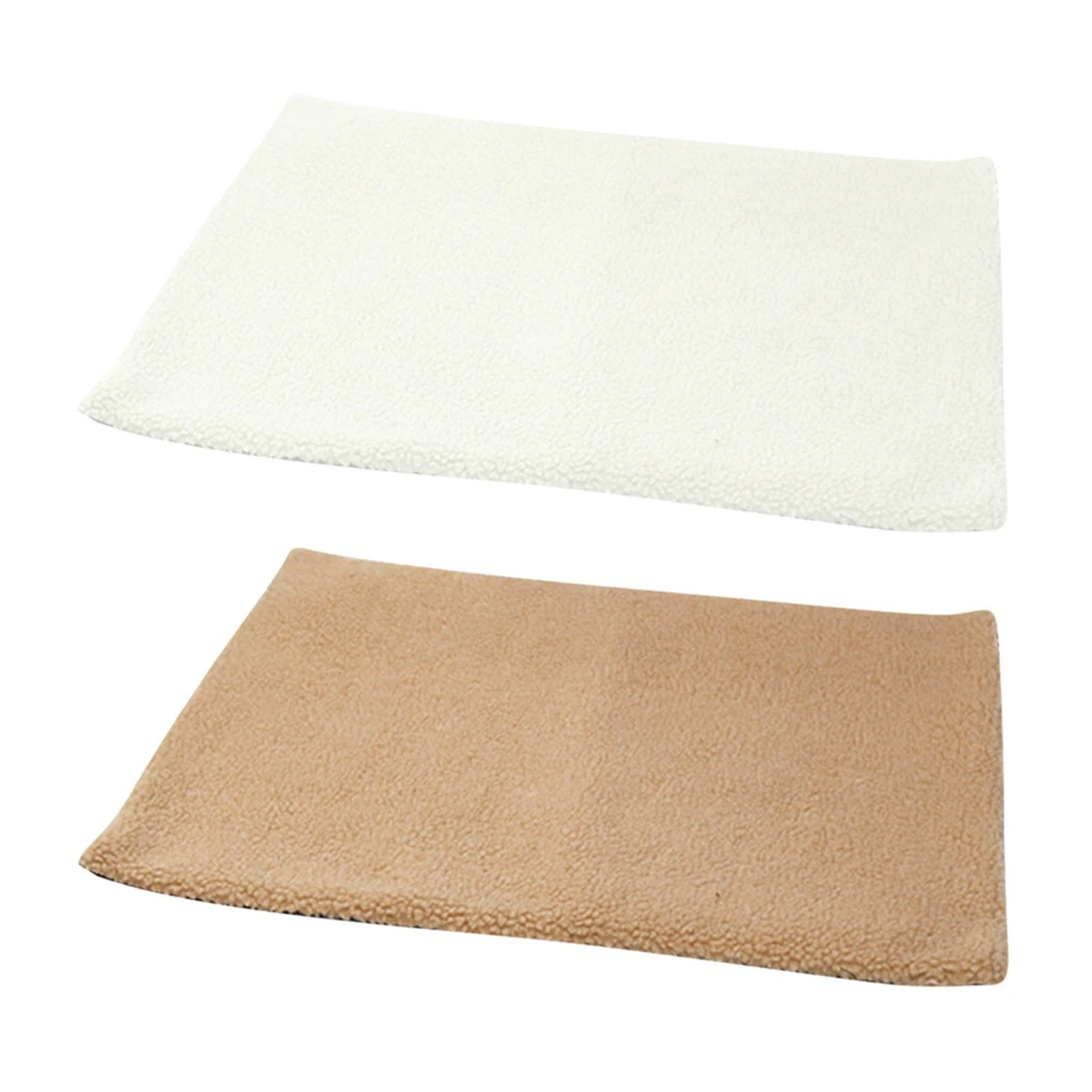 Manta de invierno con autocalentamiento para mascotas, manta mullida para perro, gato, cálido, colchón para dormir, pequeño, mediano, gato, Coral, Cachemira, suministro de camas de Mascota - imagen 4