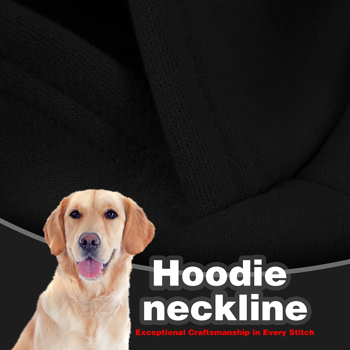 Sudadera con capucha acogedora para perros con orificio para la correa: sudadera estampada "I'M Mom'S Favorite" para perros pequeños y grandes en invierno y noches frescas. - imagen 5