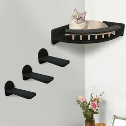 Casa colgante para gatos, marco de escalada, escalones, poste rascador, arena para gatos de interior para mascotas, juguete, muebles para mascotas montados en la pared, productos, accesorios
