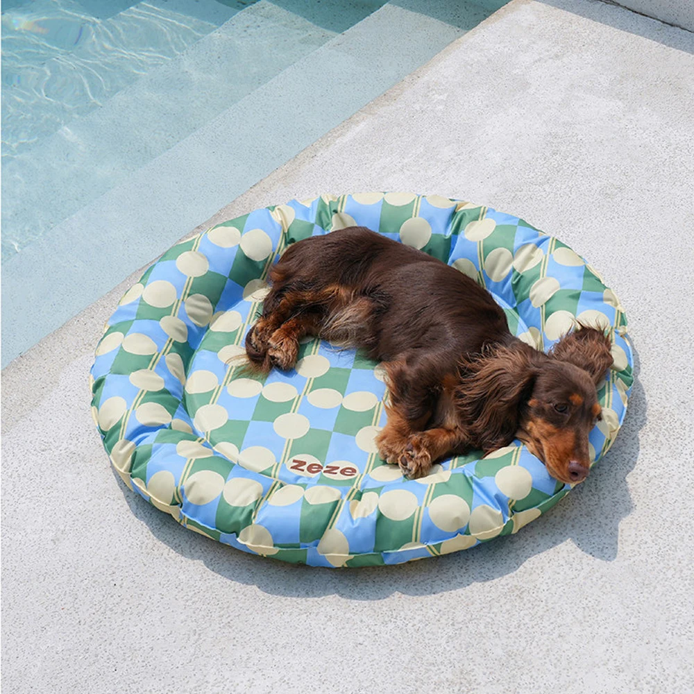 Colchoneta floral refrescante para perros pequeños, antideslizante - imagen 4