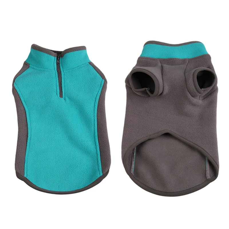 Vestiti per cani da compagnia in pile super elasticizzato per cani di piccola taglia media Felpa per cani da cucciolo invernale Cappotto per bulldog francese Abiti per carlino Chihuahua - imagen 4