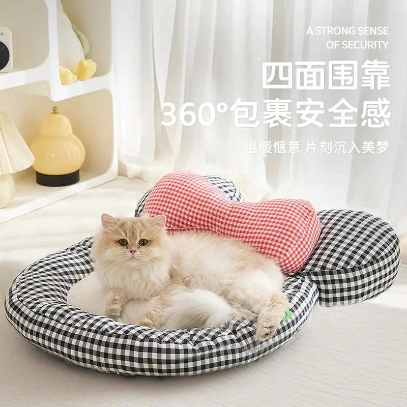 Camas de verano con bonitos dibujos para gatos, camas universales para perros para todas las estaciones, nido para dormir, nuevo nido para gatos, nidos para mascotas, productos para mascotas - imagen 2