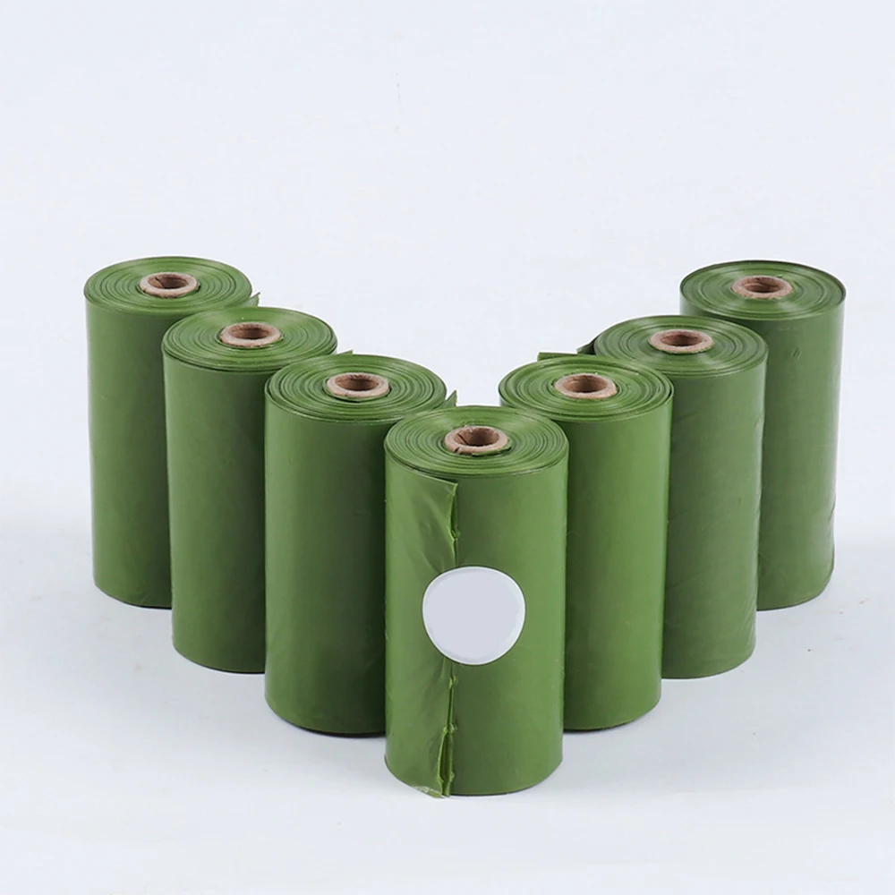 Bolsas biodegradables para excrementos de perro o mascota, bolsa de caca perfumada, para residuos de gato, respetuosas con el medio ambiente, para exteriores - imagen 5