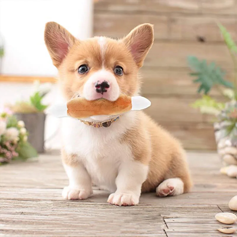 Juguetes chirriantes para perros y gatos, juguete de peluche suave para mascotas, pequeño juguete para perros pequeños, Chihuahua, Pomerania, regalo Happy Time, suministros para mascotas - imagen 4