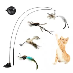 Juguete con pájaro para gatos – Estimula instinto de caza
