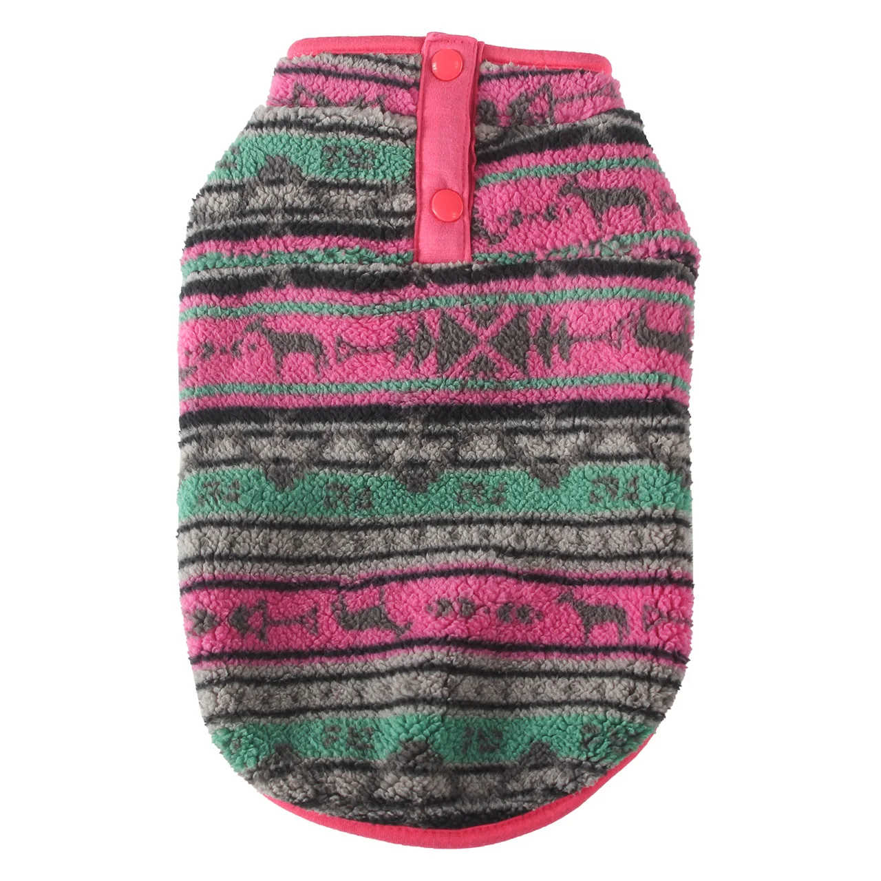 Nuevo chaleco de invierno para perros: abrigo forrado de forro polar reversible resistente, cierre frontal Snapon para un máximo calor - imagen 2