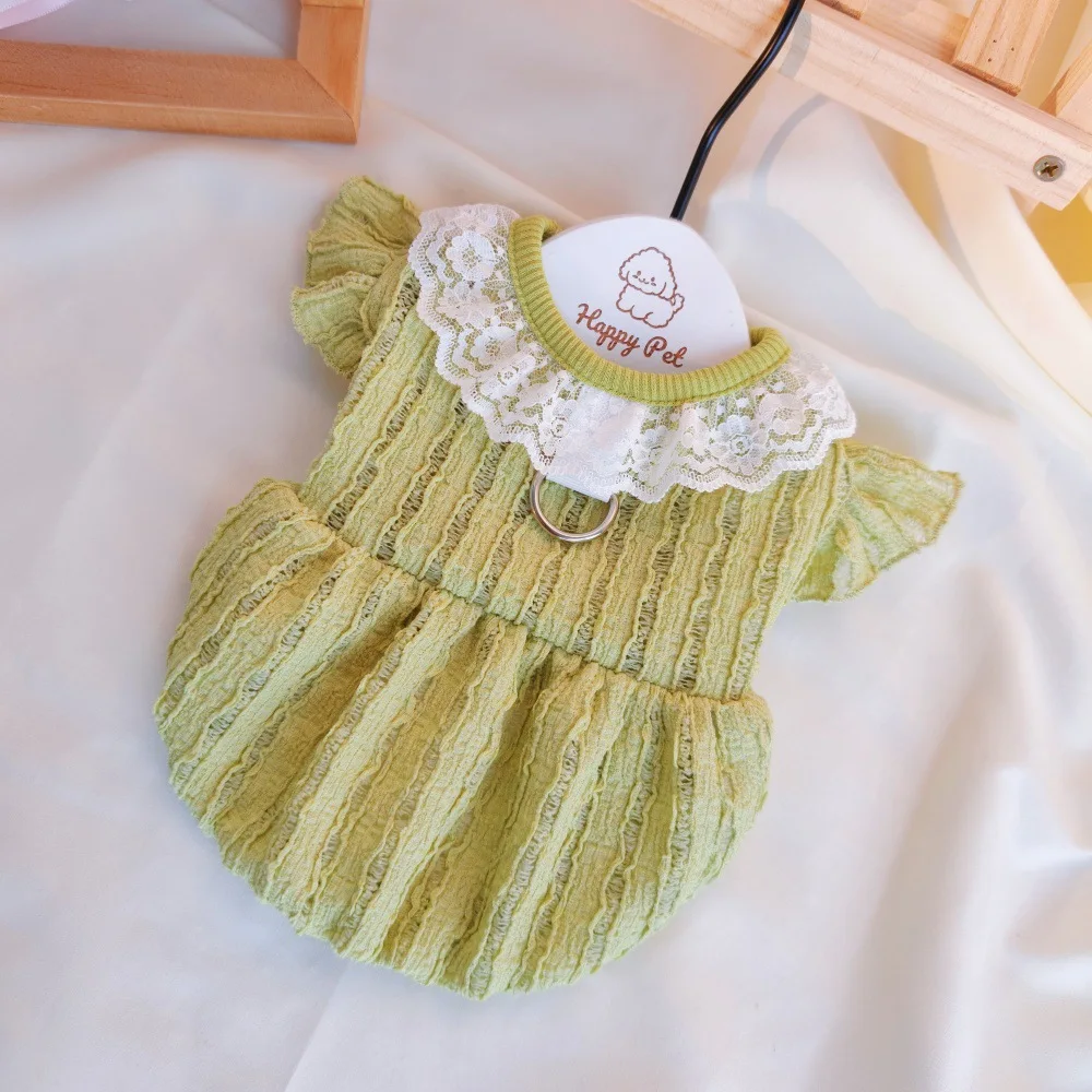 Vestido floral primavera para perros pequeños – Top transpirable estilo princess - imagen 3