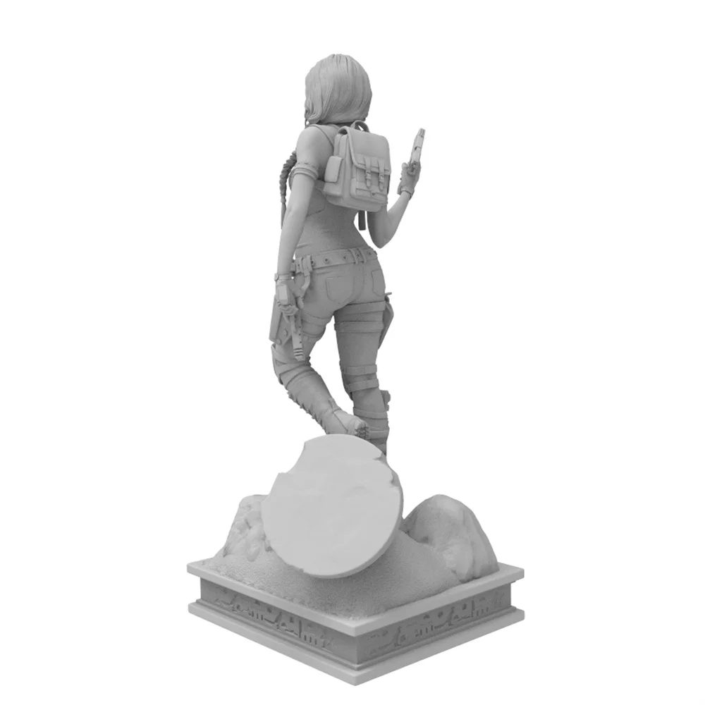 Figura resina detallada sin pintar para juegos rol y coleccionismo