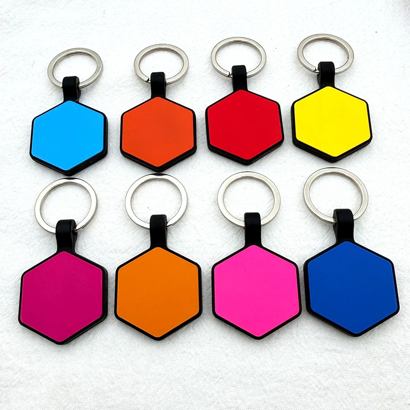 Placa de identificación hexagonal en silicona para perro y gato - imagen 3