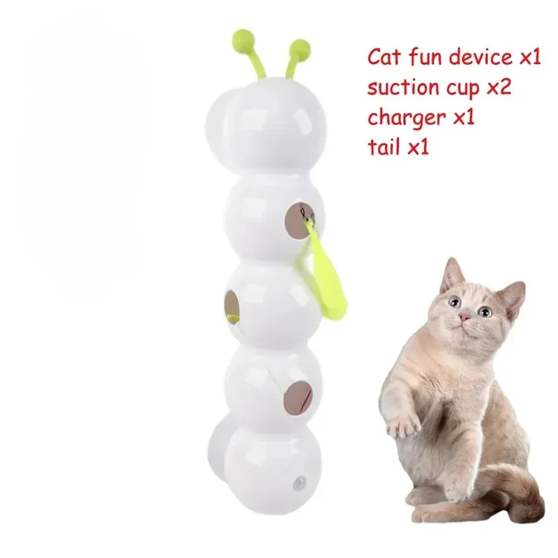 Juguete eléctrico inteligente para gatos con sensor ventosa recargable - imagen 2